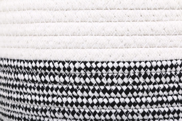 Кошик Elegance S 27х23х24 см EG92620 біло-сірий 