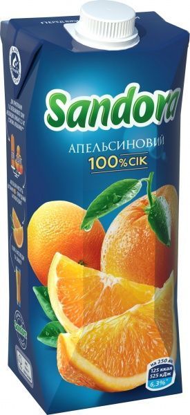 Сок Sandora Апельсиновый 0,5л (4820001448511)(4820001448511) 