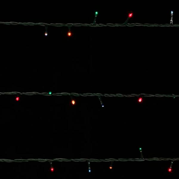 Гирлянда линейная 300 ламп 15 м разноцветная