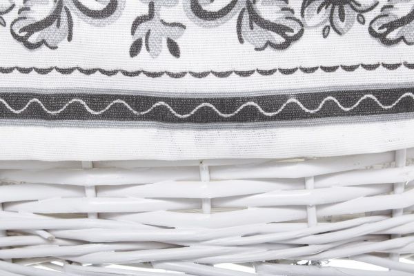 Корзина плетеная с текстилем Tony Bridge Basket 29x21x12 см HQ13-53CD-5 