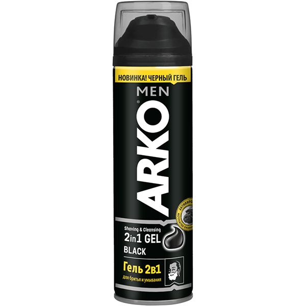 Гель для гоління Arko Black 200 мл