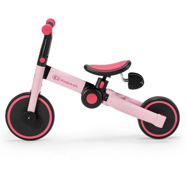 Велосипед детский Kinderkraft 3 в 1 4TRIKE Candy Pink розовый KR4TRI00PNK0000 