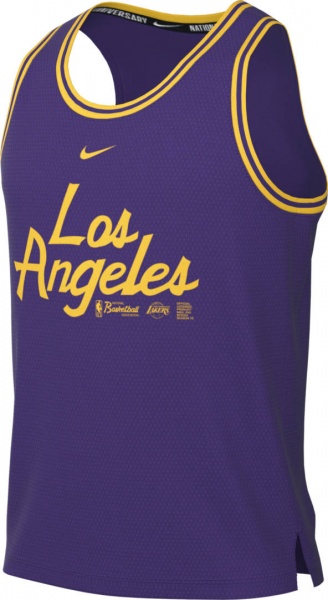 Майка Nike LAL M NK DF DNA TANK TEAM DH9375-504 р.M фиолетовый