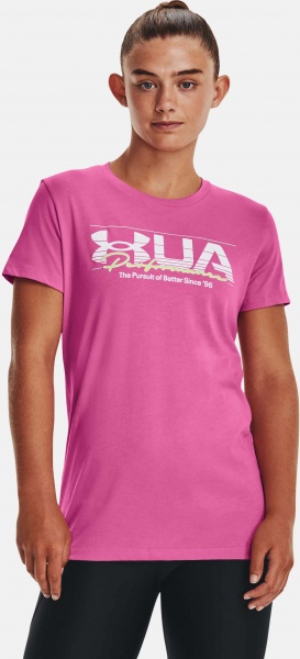 Футболка Under Armour VINTAGE PERFORMANCE SS 1376748-659 р.S рожевий