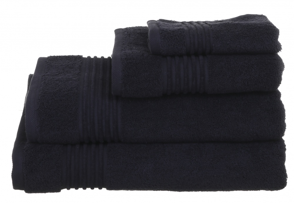 Полотенце махровое Meda 100x150 см черный La Nuit