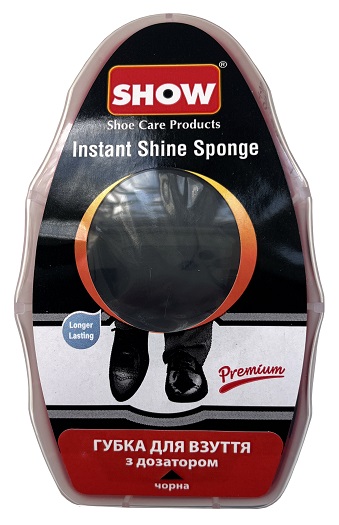 Губка SHOW для обуви черная (030-208) (8698623901396) черный