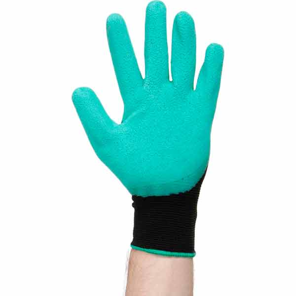 Рукавички з накінцівками з ABS пластику з покриттям латекс XL (10) 30226