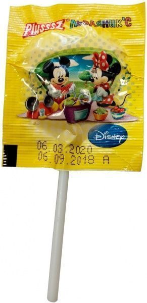 Льодяники Plusssz Дісней з вітамінами і фруктовим соком (22292014) 8 г 