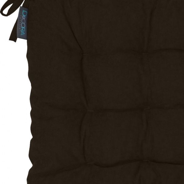 Подушка на стілець MODA 40х40 шоколадна Decora textile