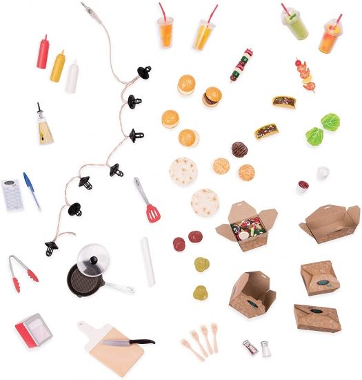 Набор Our Generation Продуктовый фургон розовый BD37969Z