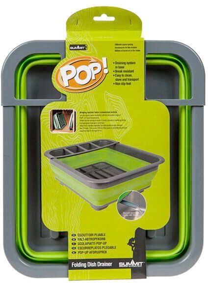 Сушилка для посуды Summit Pop Dish Drainer Lime/Grey