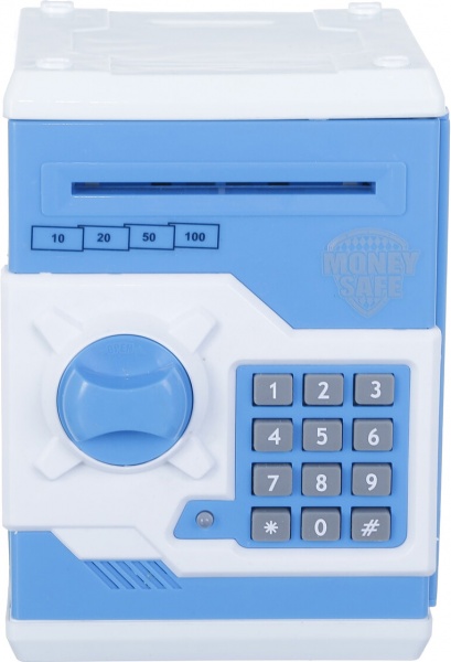 Сейф-скарбничка електронний дитячий класичний блакитний OTE0643207/blue