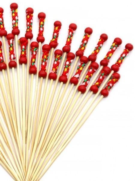 Шпажки Eco party Пика косичка 120 мм BDB-12 100 шт.