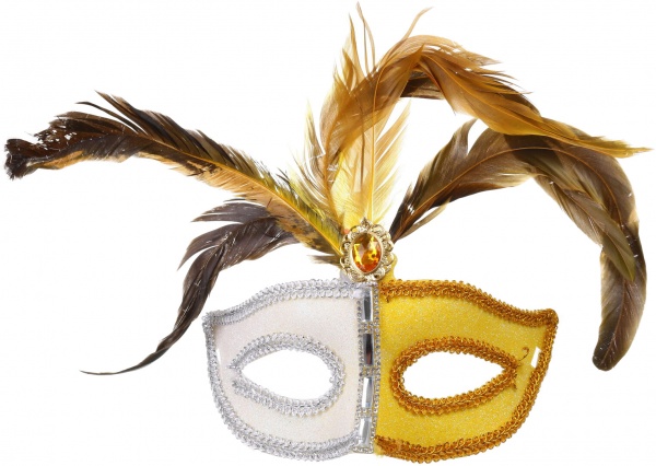 Декоративная подвеска Маска 16x24 см NY21091