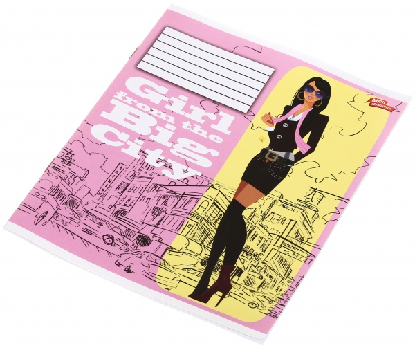 Зошит шкільний уф-лак 12 аркушів у клітинку в асортименті Мрії збуваються