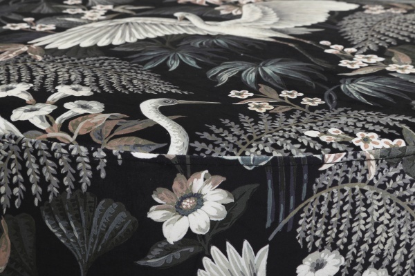 Пуф Essenza Диема Аисты 60х37х60 мм синий 