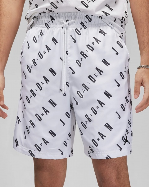 Шорти Jordan M J ESS POOLSIDE AOP SHORT DX9673-100 р. L білий