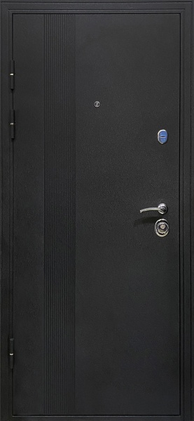 Двері вхідні Двері БЦ Синевир (Дуб Гріфель) чорний муар 2050x960 мм праві