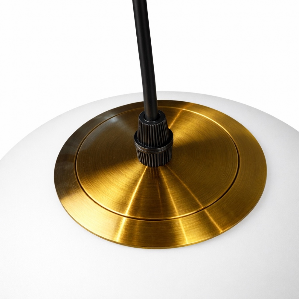 Світильник підвісний LIGHT SET OBRIY D250 1x40 Вт E27 чорний/білий/золото