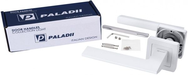 Ручка на розетці Paladii AL Марго PW ПР137 білий