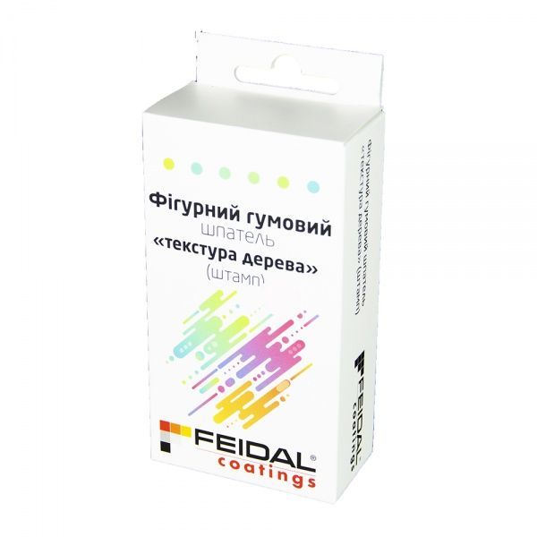 Шпатель гумовий 2 шт. MS 21 фігурний Feidal MS 21
