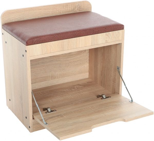 Тумба для взуття Компаніт ТО-8 380x600x600 мм дуб сонома 