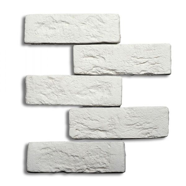 Плитка гипсовая прямая KLVIV DEKOR Peremyshlanska Biala 0,77 кв.м 