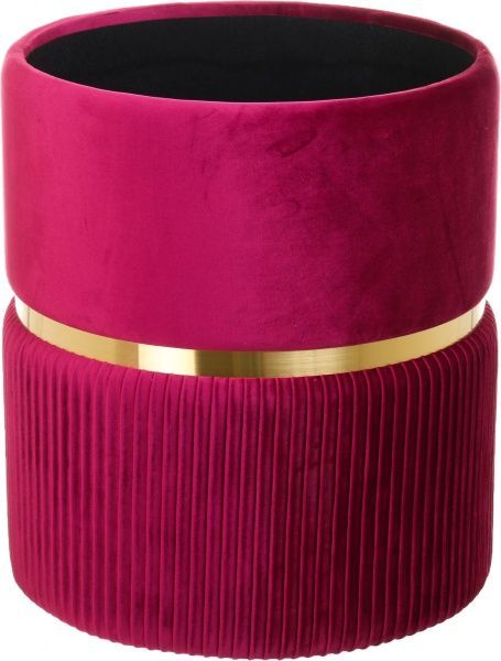 Сундук-пуф Bernard 36х36х44 см винный 