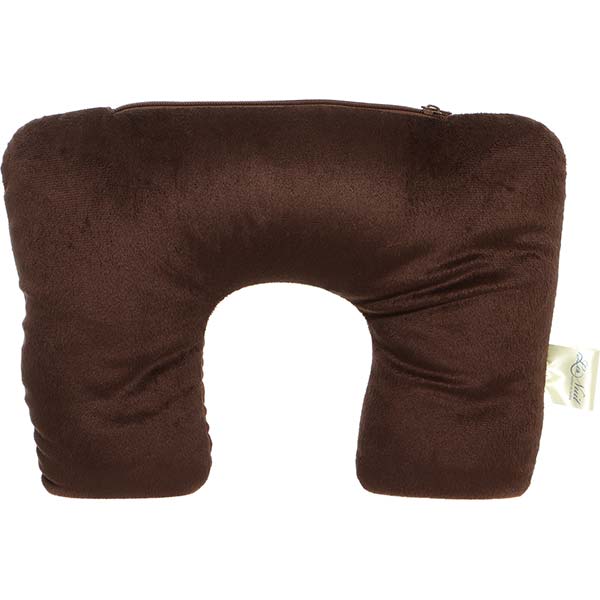 Подушка дорожная La Nuit 2 в 1 коричневая 29x38 см