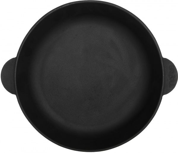 Сковорода чугунная без ручки 24x6 см 559-150 Brizoll