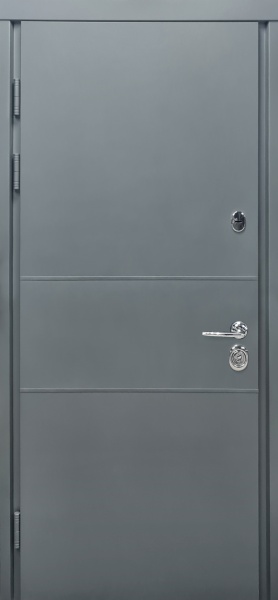 Дверь входная Булат Elegant 703 грей 2050x850 мм левая