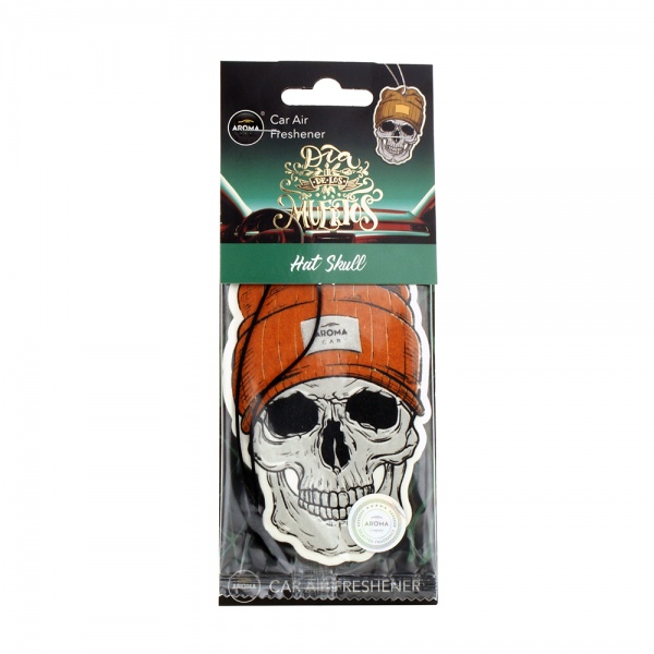 Ароматизатор на зеркало Aroma Car Dia De Los Muertos Hat skull
