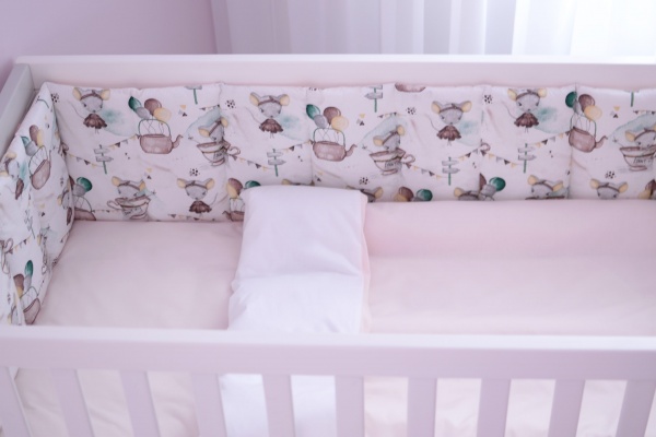 Комплект для детской кроватки Baby Veres Mouse разноцветный принт 222.03