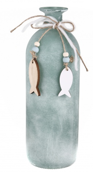 Набір ваз HOFF скляних Ocean breeze 3 шт бірюзовий/коричневий/білий 