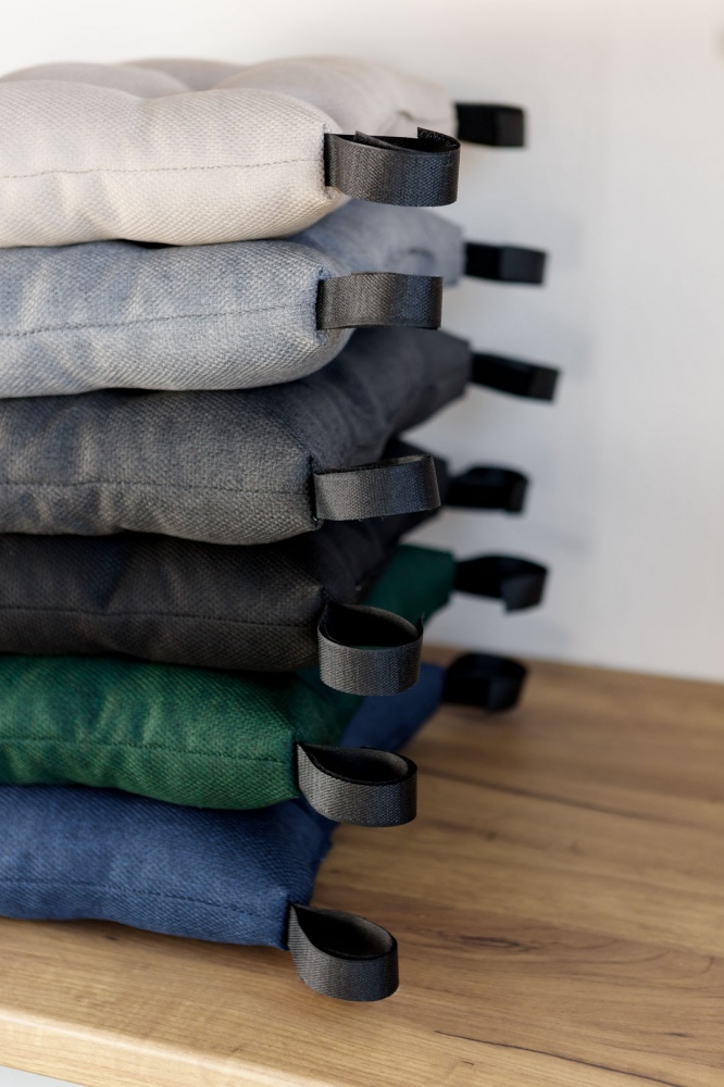 Подушка на стул 40х40 см LEON беж на липучке Прованс