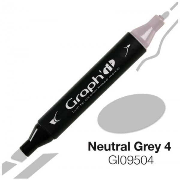 Маркер Graph'it GI09504 нейтральный серый 4 