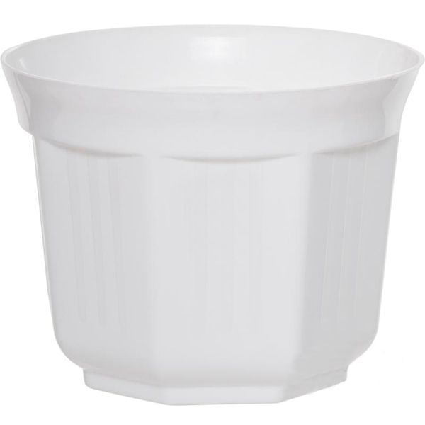 Горщик квітковий Тарлев Октава 20 см білий