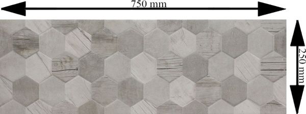 Плитка Konskie group Polaris Nexagon 25x75 