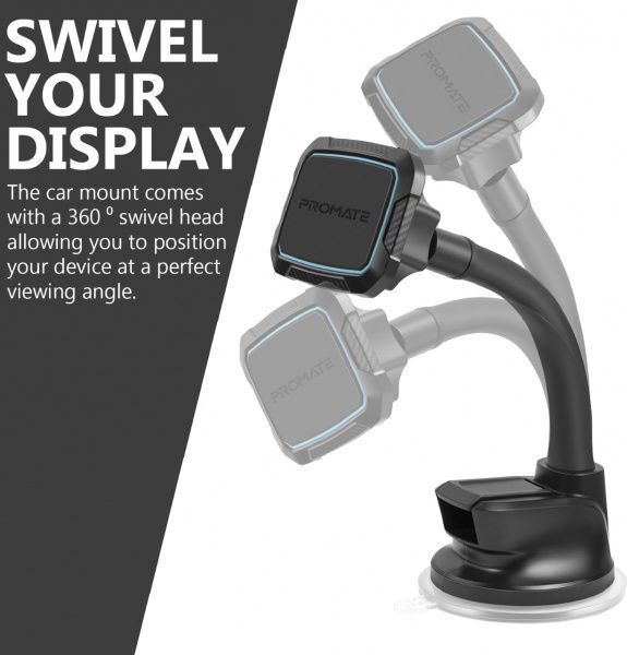 Тримач магнітний Promate MagMount-6 чорний із синім