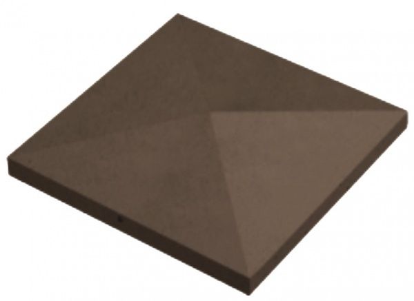 Крышка на столб конусная 480x480x90 мм венге ЗЖБК им. С. Ковальской 