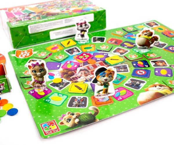 Гра настільна Vladi Toys 44 Коти. Котячі пригоди VT8055-25
