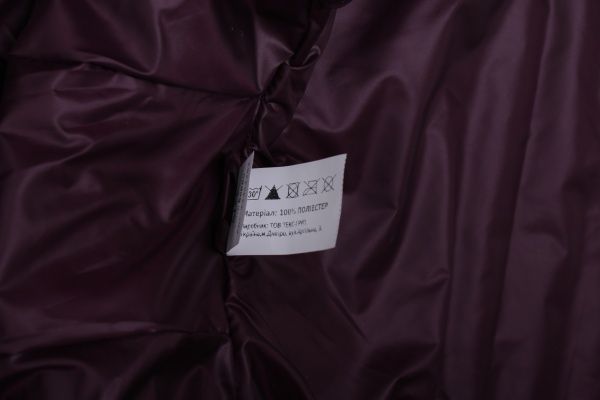 Куртка для девочек Білтекc стеганая р.122 бордовый 