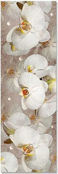 Наклейка на холодильник Zatarga Орхидея и капля росы 65x200 см