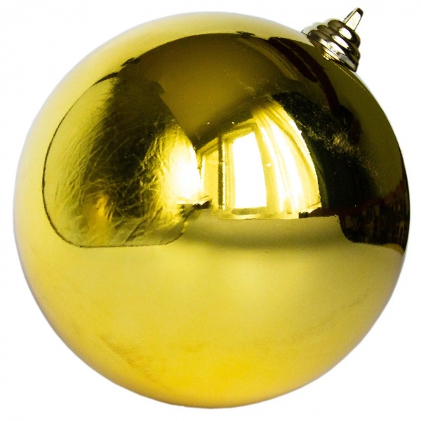 Куля новорічна 15 см 250157 золотий