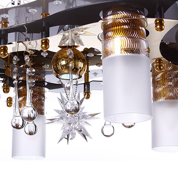 Люстра Altalusse LV202-05 золото/белый