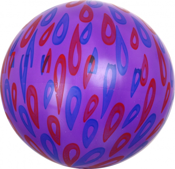 Мяч TCL Дождь 23 см фиолетовый 