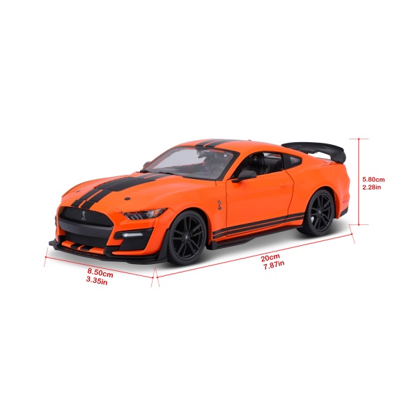 Автомодель Maisto 2020 Ford Mustang Shelby GT500 1:24 31532 orange