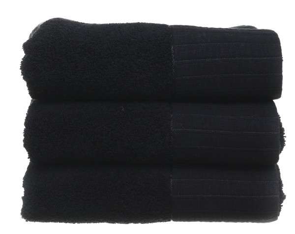 Рушник Pelusa 50x90 см чорний 