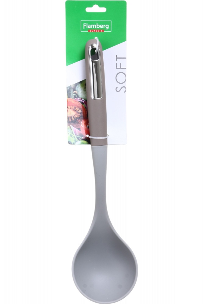 Ополоник Flamberg Soft сірий/мокко 34,5x9 см