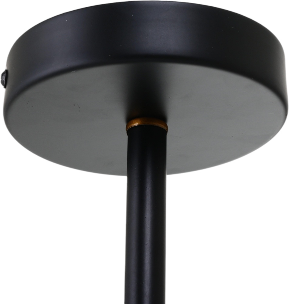 Люстра стельова Sensio Scorpius 3x40 Вт E27 чорний/димчастий ALG-07517/3